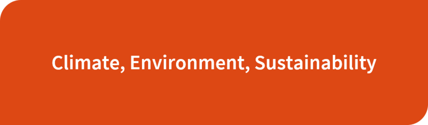 Button for Climate, Environment, Sustainability